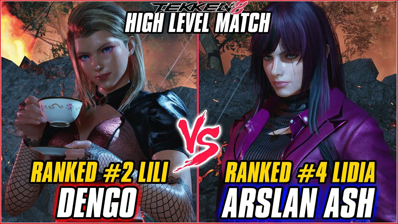 TEKKEN 8 ▰ DENGO (#2 Ranked Lili) vs ARSLAN ASH (#4 Ranked Lidia) ▰ T8 HIGH LEVEL GAMEPLAY
