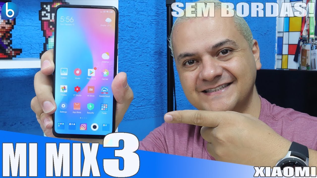 MI MIX 3 | O SMARTPHONE MAIS INCRÍVEL DA XIAOMI! UNBOXING E IMPRESSÕES