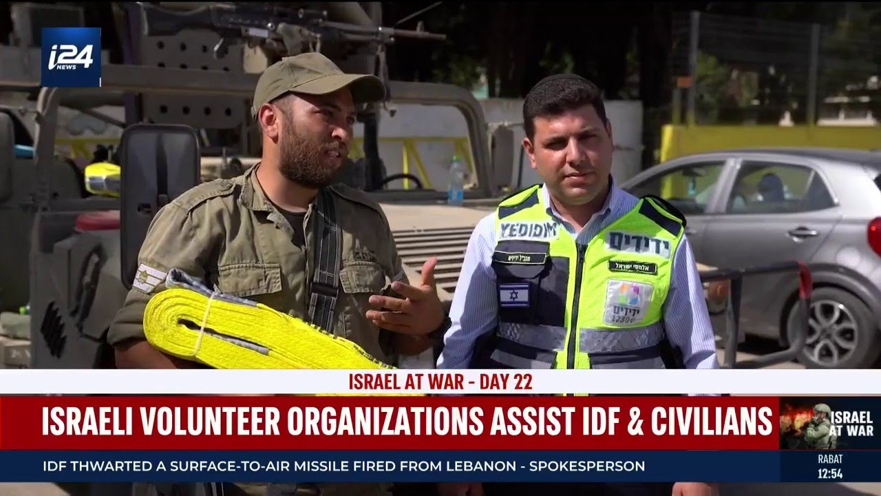 Israeli volunteer organizations assist IDF & civilians