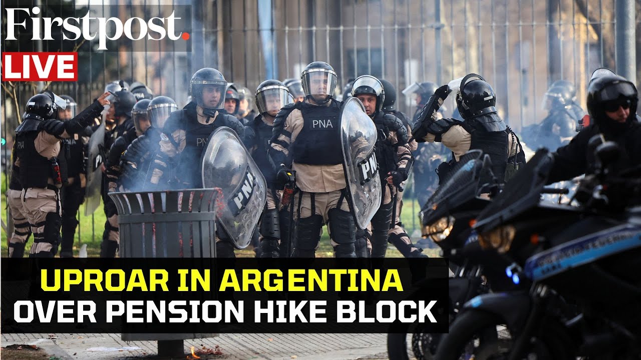 LIVE: Clashes Break Out in Argentina Over President Javier Milei&rsquo;s Pension Hike Block