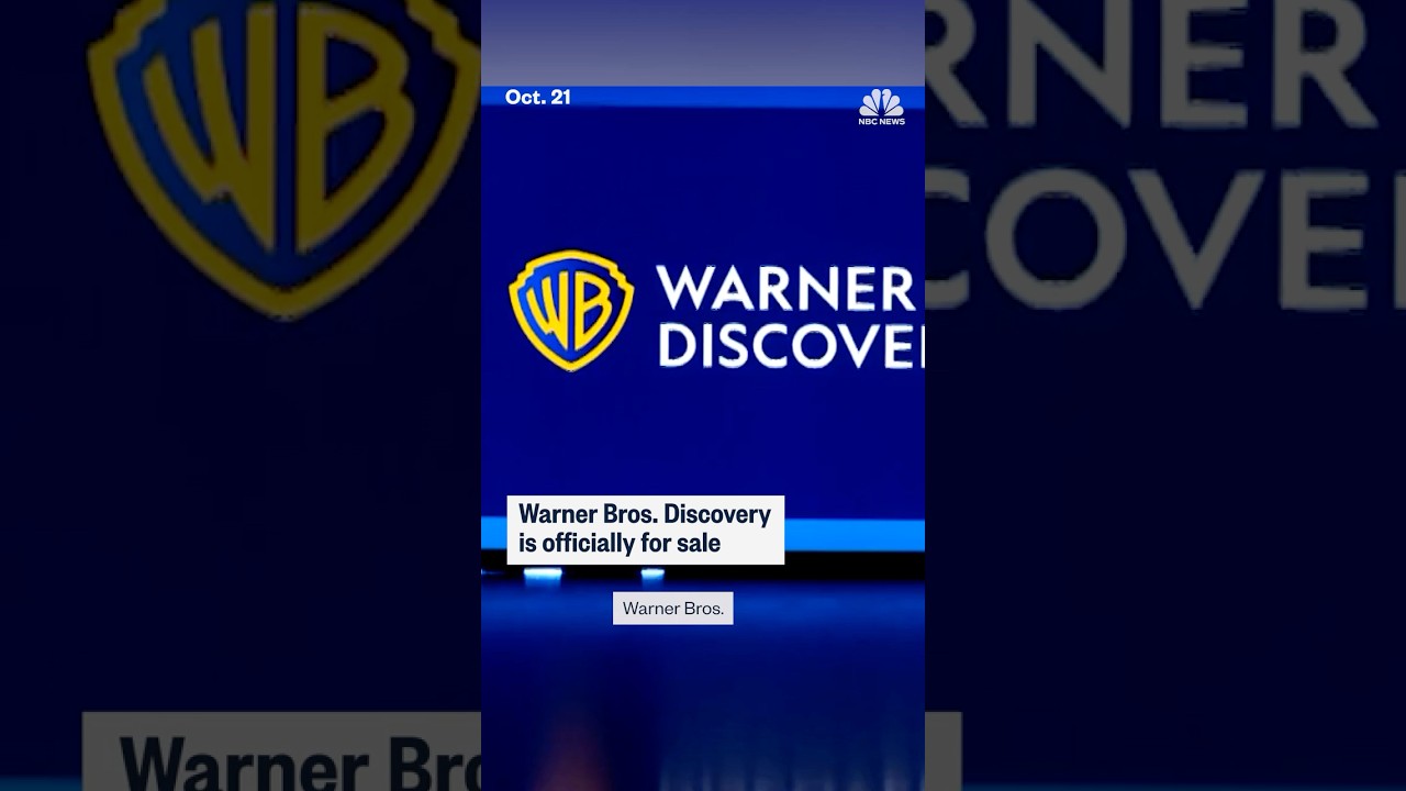 Warner Bros. Discovery is officially for sale