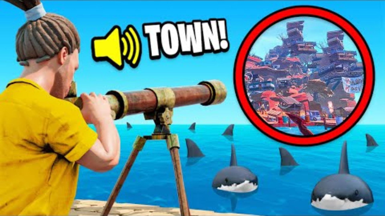 We found a Town in Raft Ep8