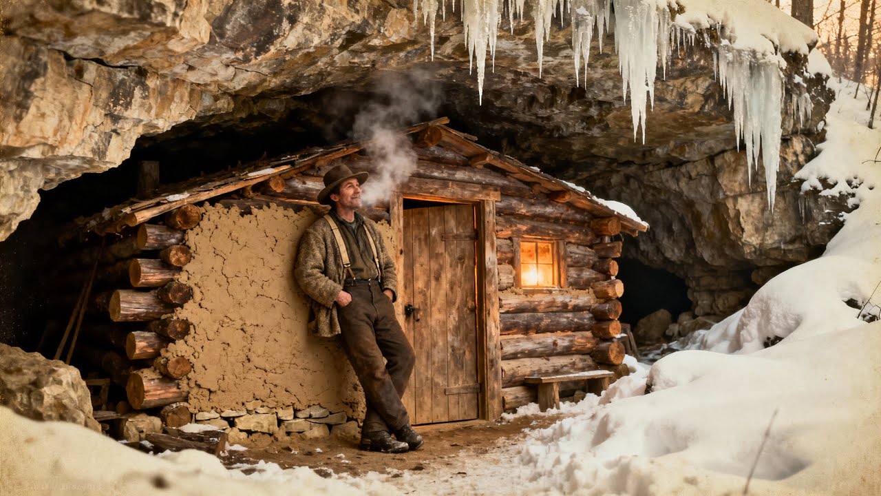 Neighbors Laughed When He Built His Cabin Inside A Cave — Until It Kept His Home 31 Degrees Warmer