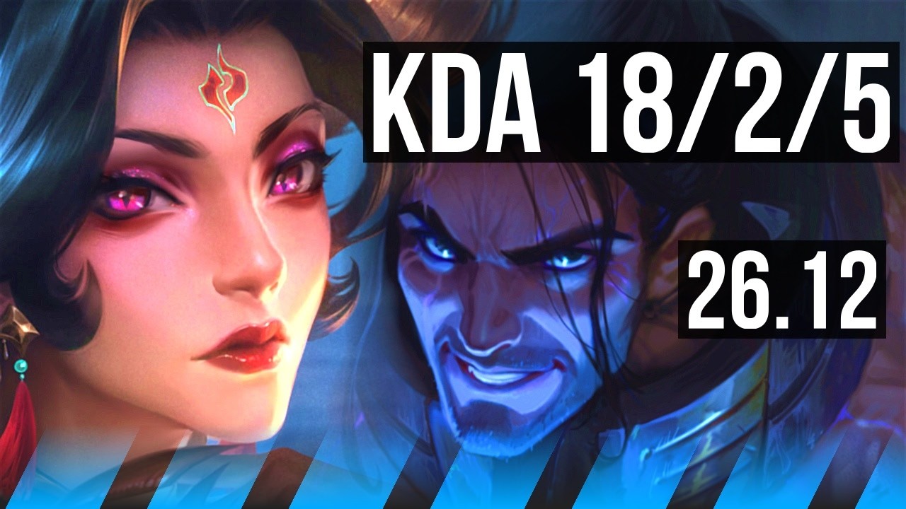 CASSIOPEIA vs SYLAS (MID) | Good KDA: 18/2/5 | EUW Master | 26.12