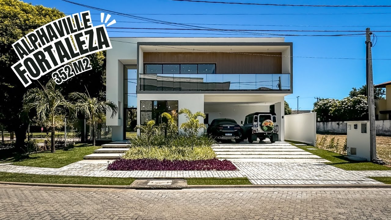 RODEADA DE VERDE 🌳 CASA 352 M2 A VENDA NO ALPHAVILLE FORTALEZA