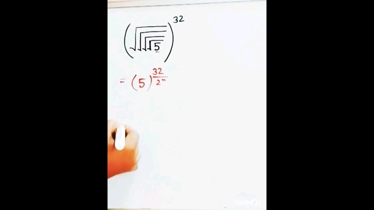Easy & Simple Beautifully Exponential Root Math||Simplify-Math| #maths#root#exponential#shorts#viral