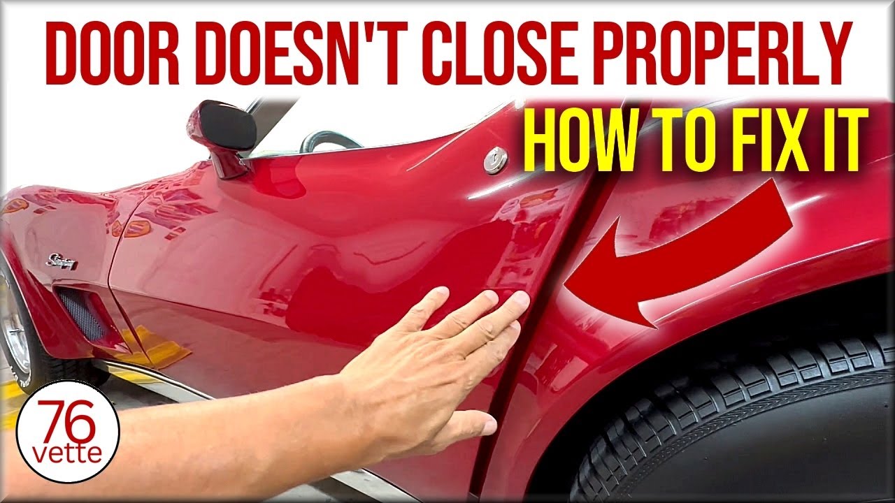 Adjust a Car Door that DOES NOT Close Properly