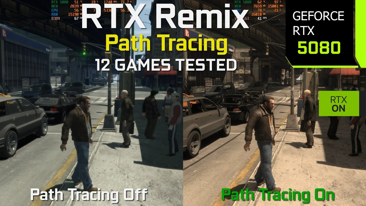 Path Tracing with RTX Remix in 12 Games - 3 Years of Progress | Graphics/Performance Comparison