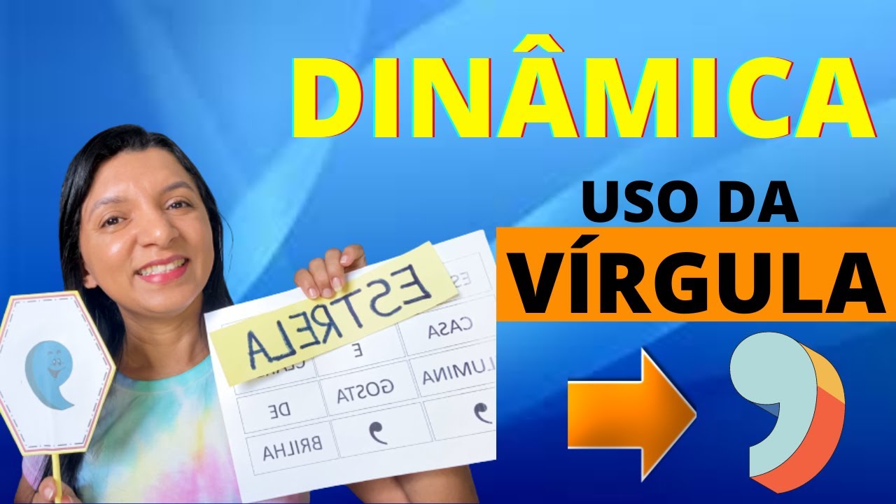 Dinâmica Uso da Vírgula [ÓTIMA IDEIA] Professor em Sala