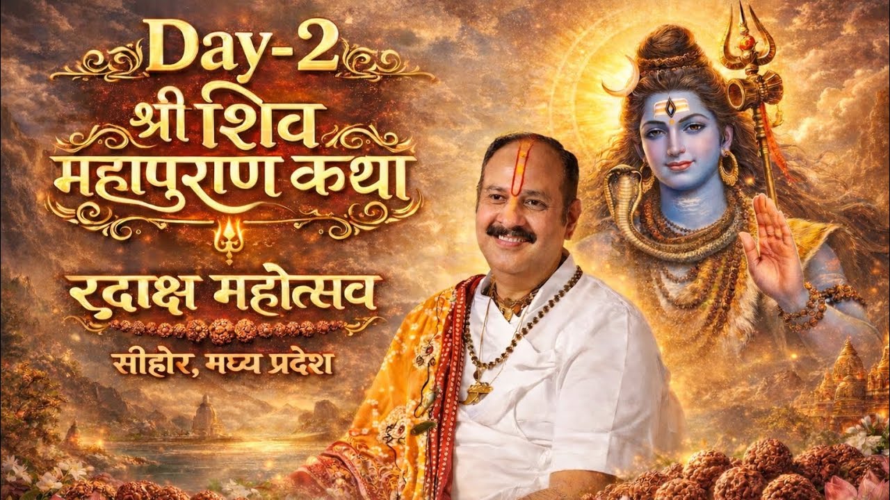🔴 Live Day-2 रुद्राक्ष महोत्सव । श्री शिव महापुराण कथा ।  पंडित प्रदीप मिश्रा जी। सीहोर मध्य प्रदेश