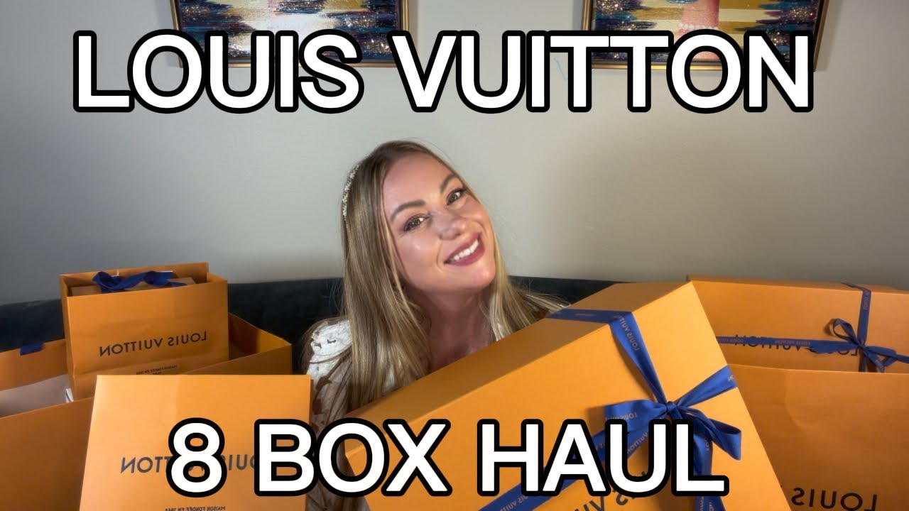 Покупки Louis Vuitton 🧡 Огромная распаковка 8 коробок 😱✨