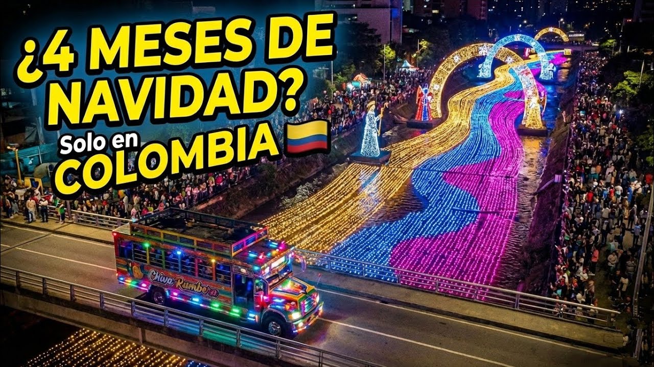 ¡COLOMBIA EN NAVIDAD! El lugar donde Diciembre dura 4 meses 🇨🇴🎄 (Ruta de Luces y Secretos)