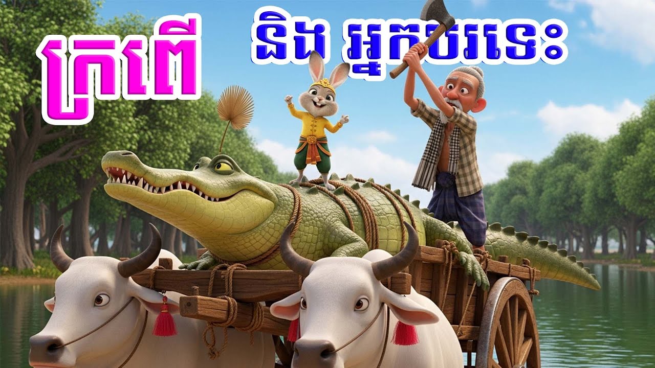 រឿង ក្រពើ និងអ្នក​រទេះ | តើក្រពើធ្វើយ៉ាងណាចំពោះអ្នកបរទេះ?