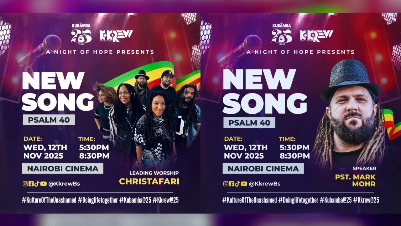 NEW SONG - PSALMS 40 CHRISTAFARI || PST. MARK MOHR || KKREW BIBLE STUDY || A NIGHT OF HOPE