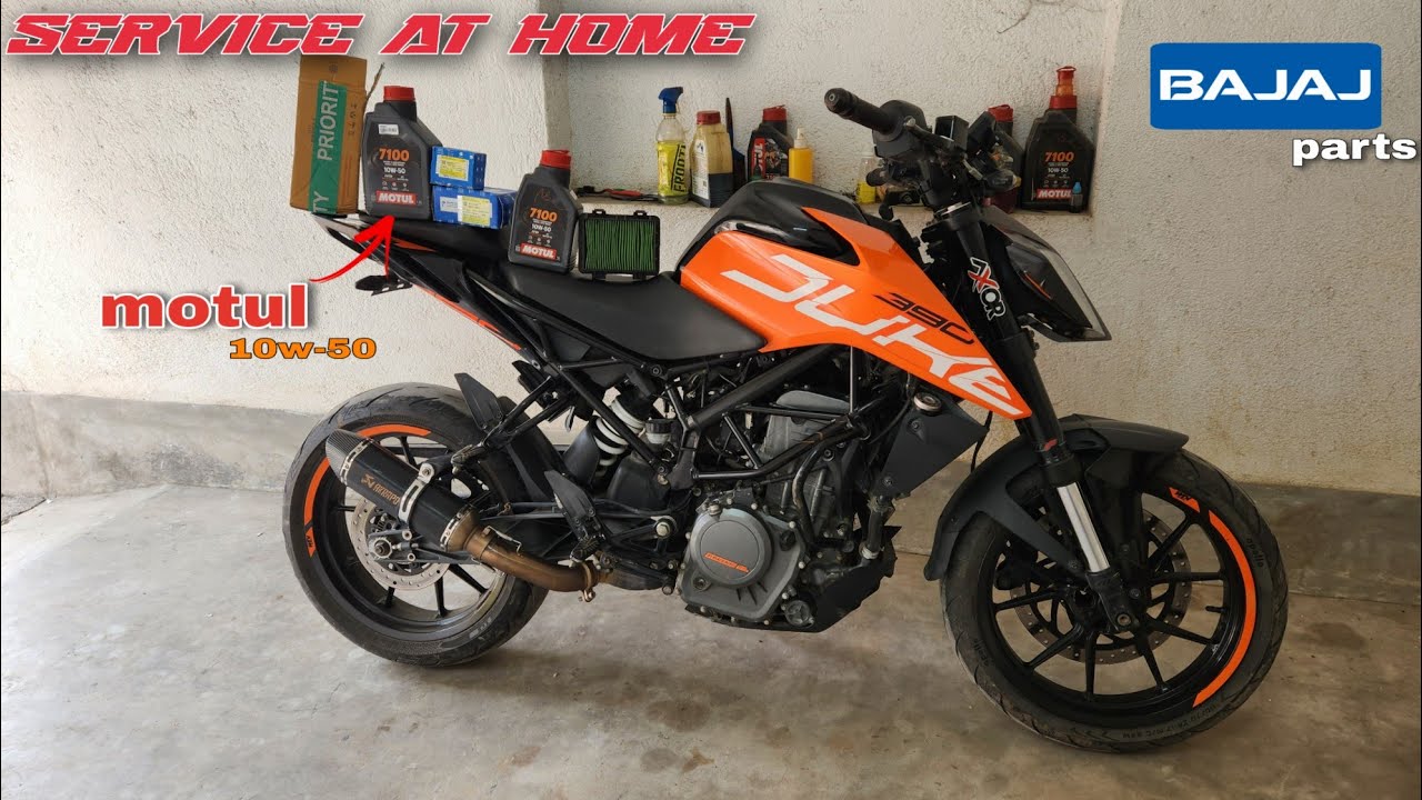 ktm duke 390 bs4 Service at home🔥 after crash ☠️