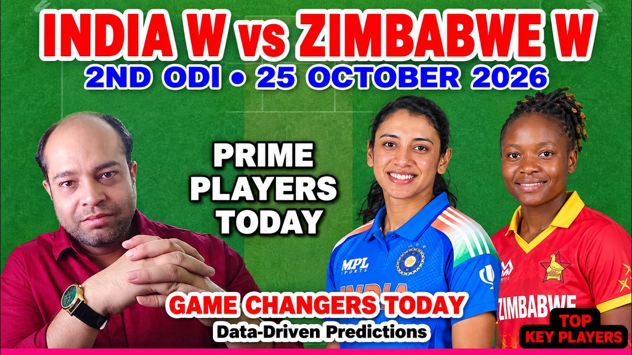 IND W vs ZIM W 2nd ODI Match Analysis | IND W vs ZIM W 2nd ODI Dream11 Prediction | Best Picks- C VC