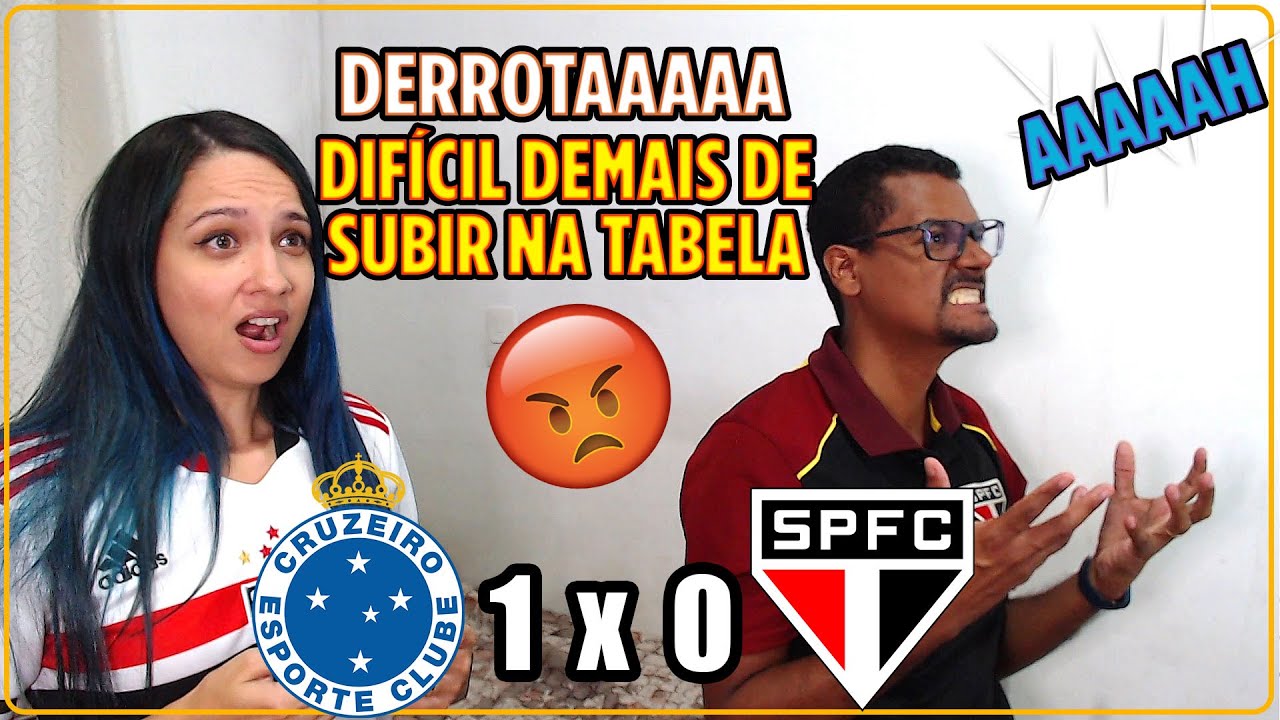 REACT CRUZEIRO 1 X 0 SÃO PAULO - DERROTA AMARGA COM GOL CONTRA