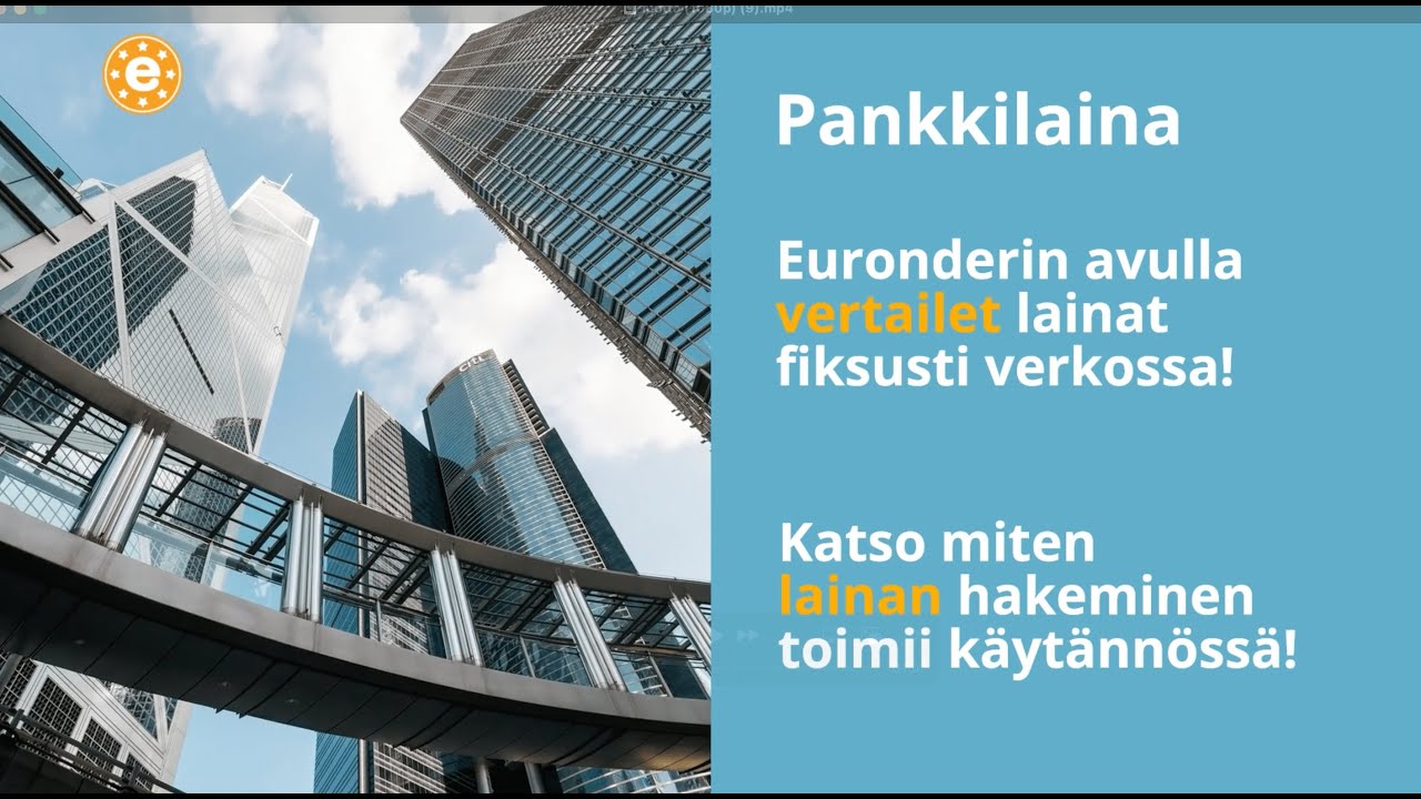 Pankkilaina - Euronder lainavertailupalvelu