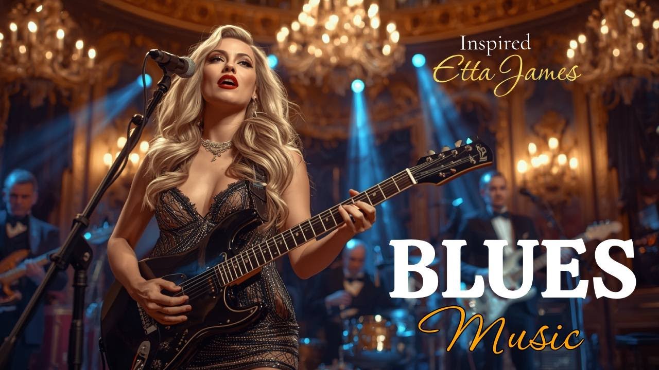 🎼 Etta James Inspired 💙 Soulful Slow Blues Ballad | Romantic Blues Guitar & Emotional Song