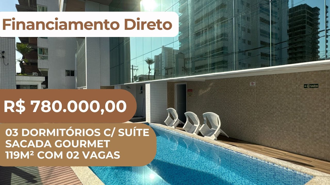 Apto 03 Dormitórios com suíte 02 vaga na Aviação - PG / Parcelamento direto