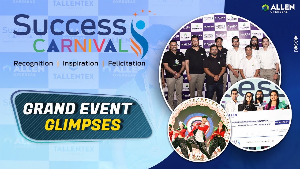 The Grand Success Carnival Glimpses 🎊| TALLENTEX Overseas 2024 | ALLEN Overseas #allen #glimpse