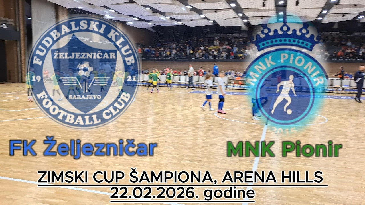 1/8 finale FK Željezničar - MNK Pionir 2:0 (ZIMSKI CUP ŠAMPIONA), 22.2.2026.godine, Generacija 2016.