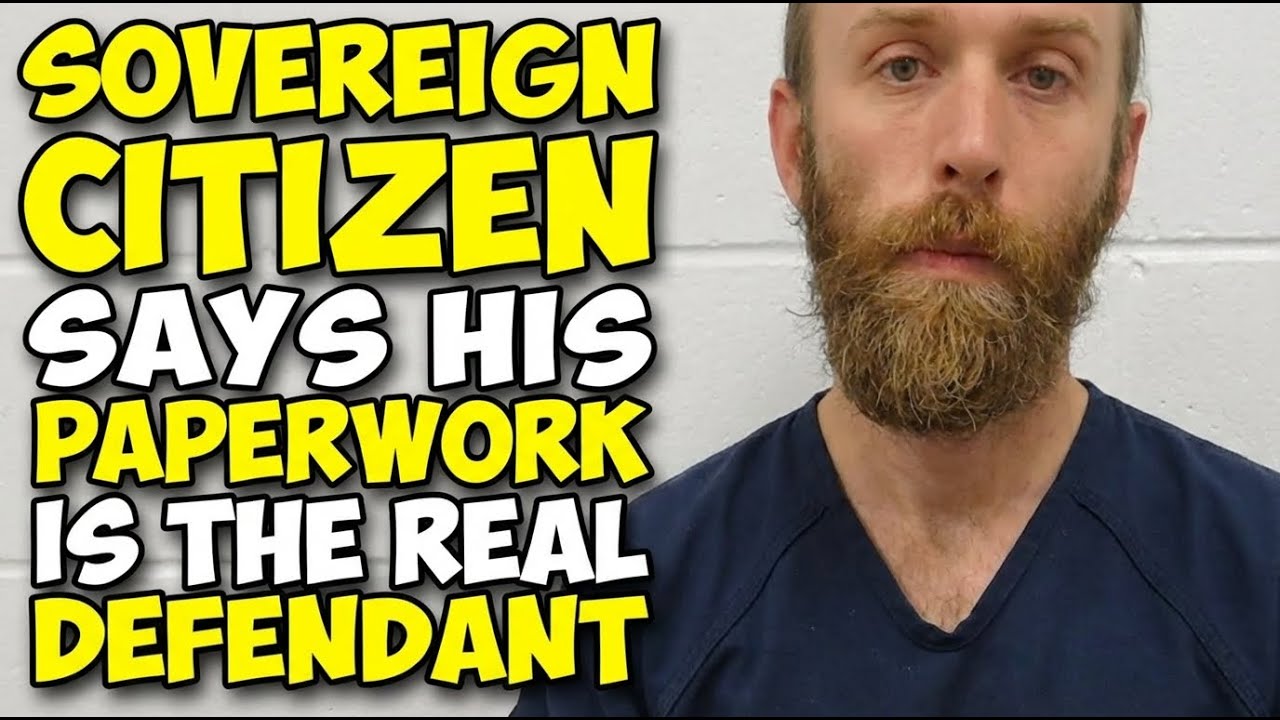 Sovereign Citizen Says His “PAPERWORK” Is the Defendant — Judge Isn’t Having It!