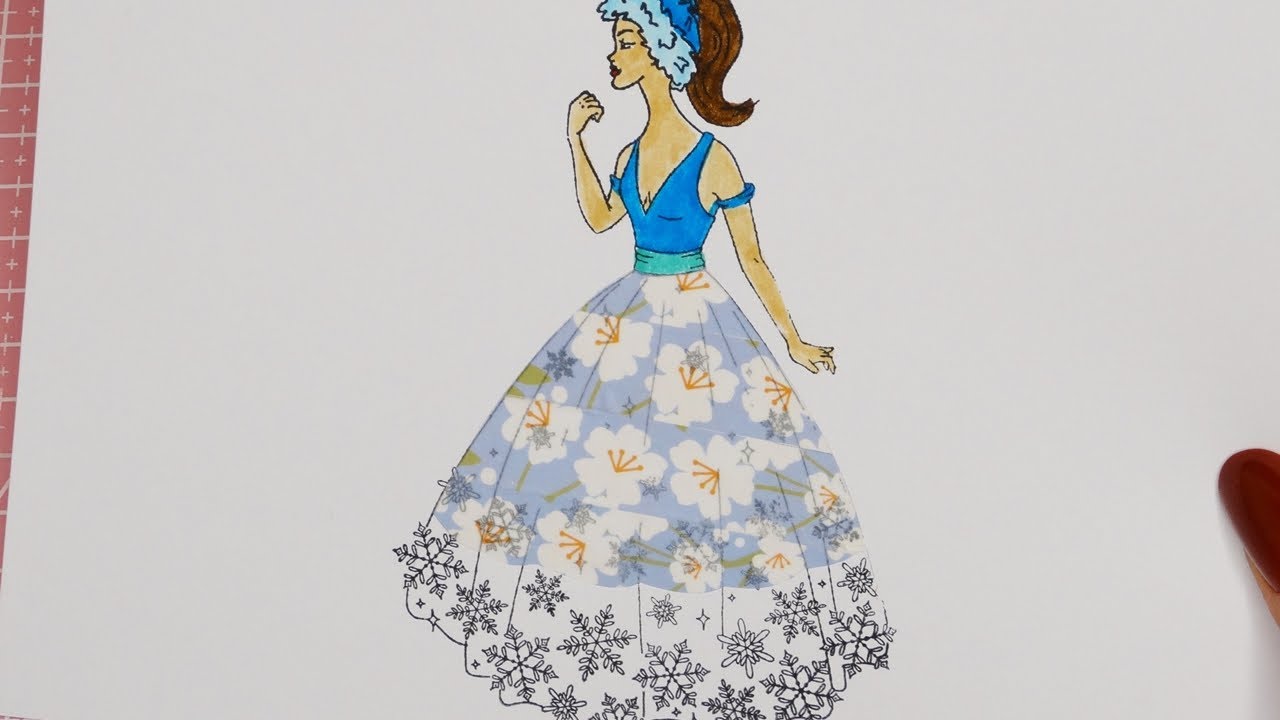 Designing Clothes with Washi Tape | Fashion Design Dress