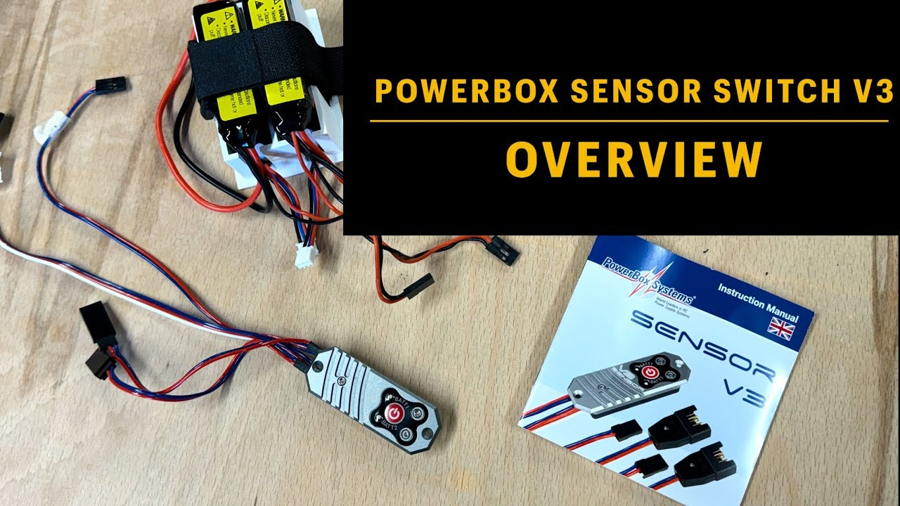 Powerbox Sensor Switch V3 - Overview/ Review/ How to use!