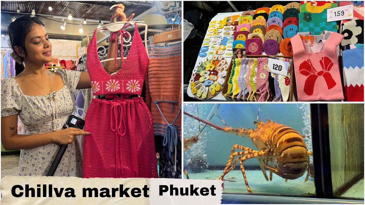Best Street Shopping place In Phuket 😍 || yaha veg kuch nahi hai 😭 || phuket || alkagarwal