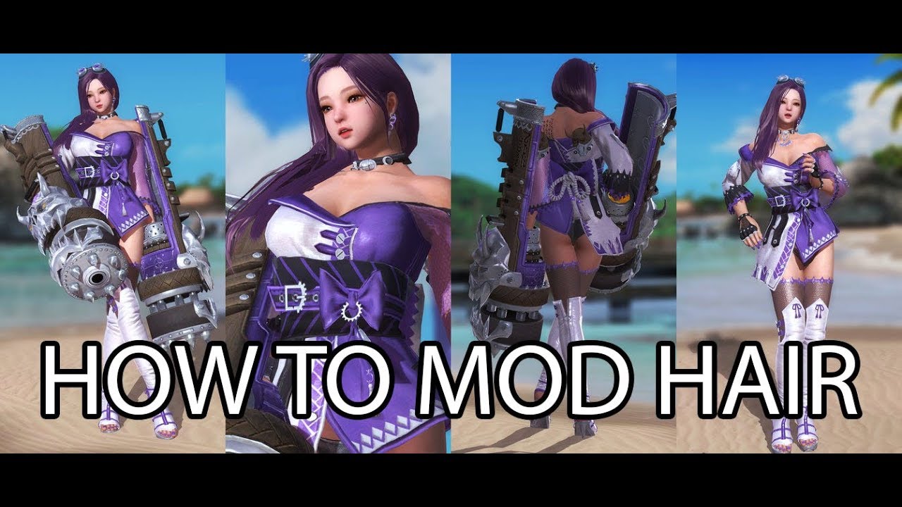 How to mod DOA5LR HAIR for PC