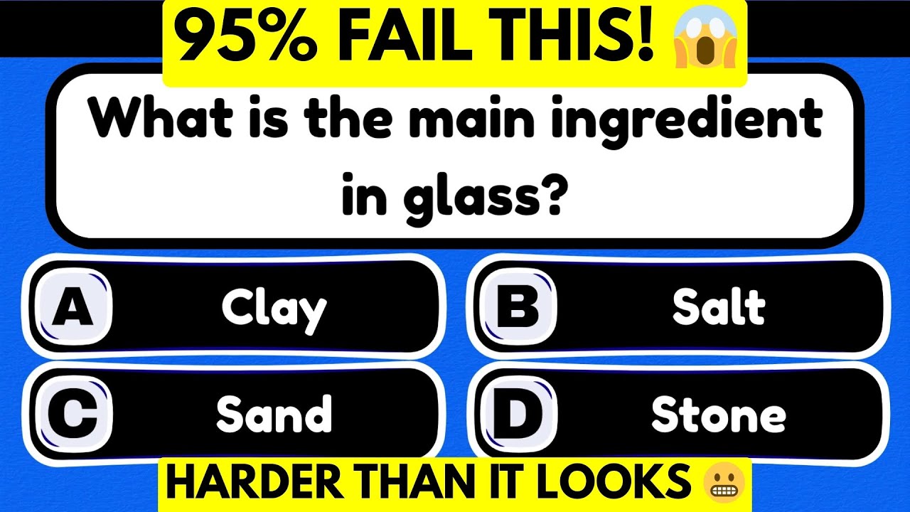Think Fast! High-Speed IQ & GK Quiz 🏆Prove Your Intelligence | 95% FAIL This Simple Quiz! #gkquiz