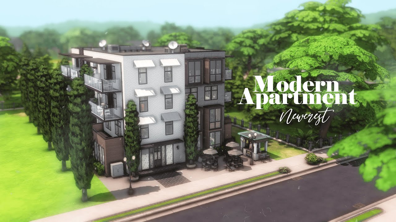 Современные апартаменты | Строительство The Sims 4 | Modern Apartment