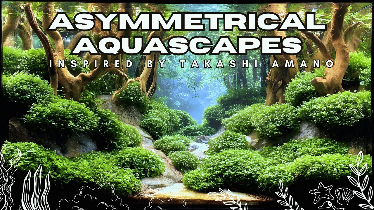 Beautiful Asymmetrical Aquascapes Inspired by Takashi Amano 🍃 Perfect for Beginners!