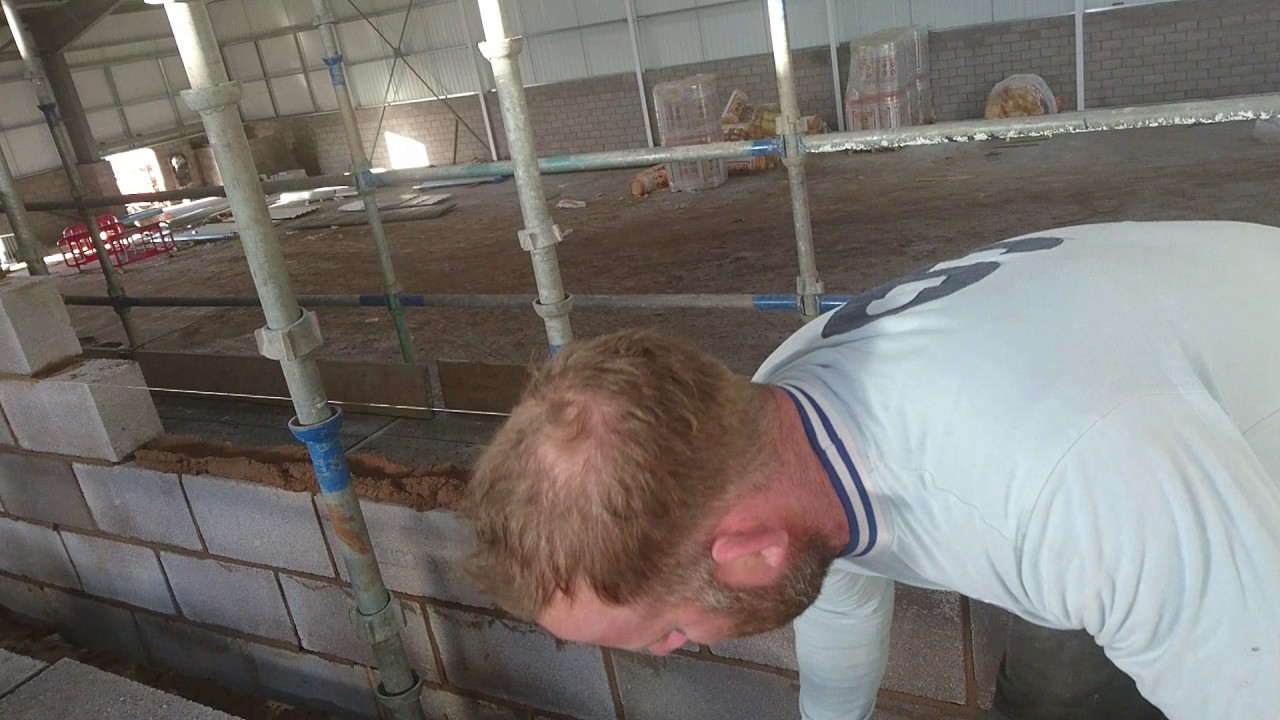 Bricklaying is easy. Blocks