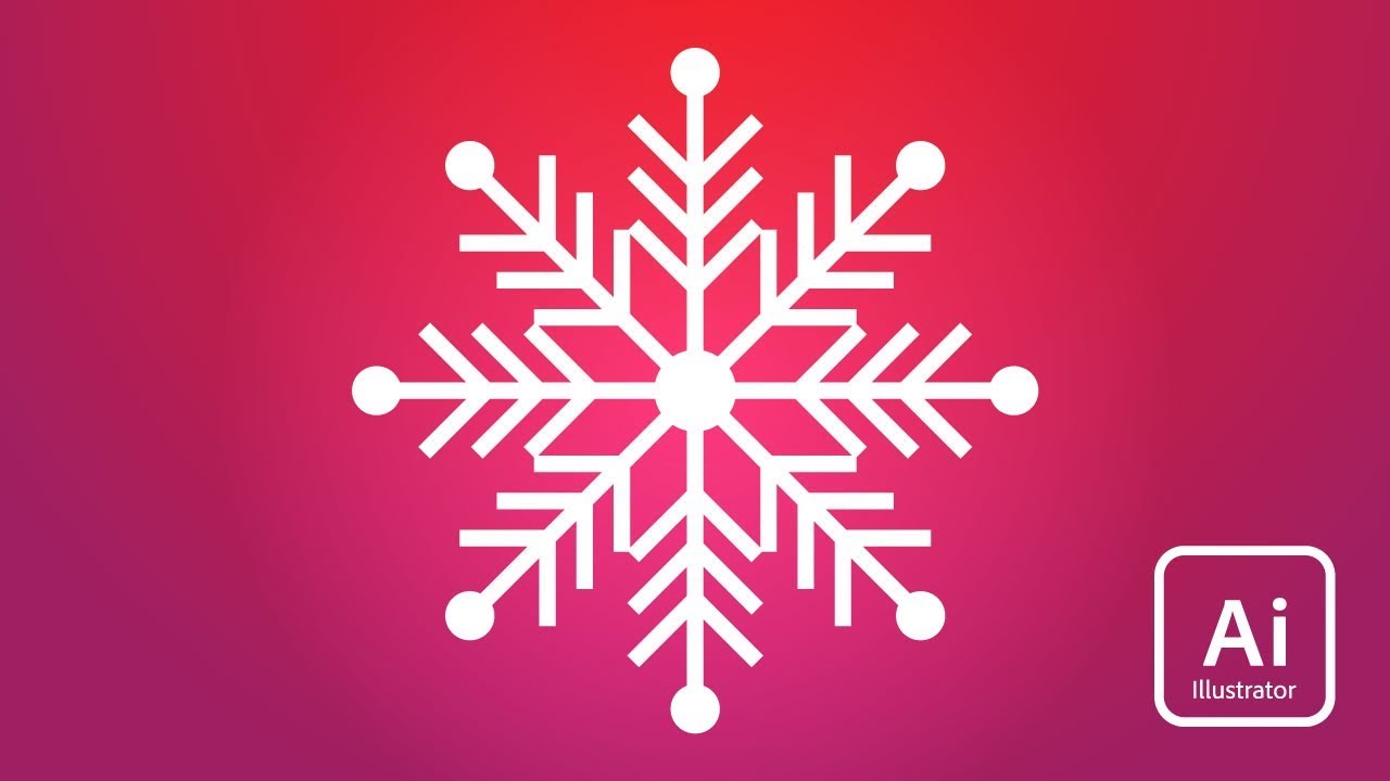 Create Snowflakes in Adobe Illustrator