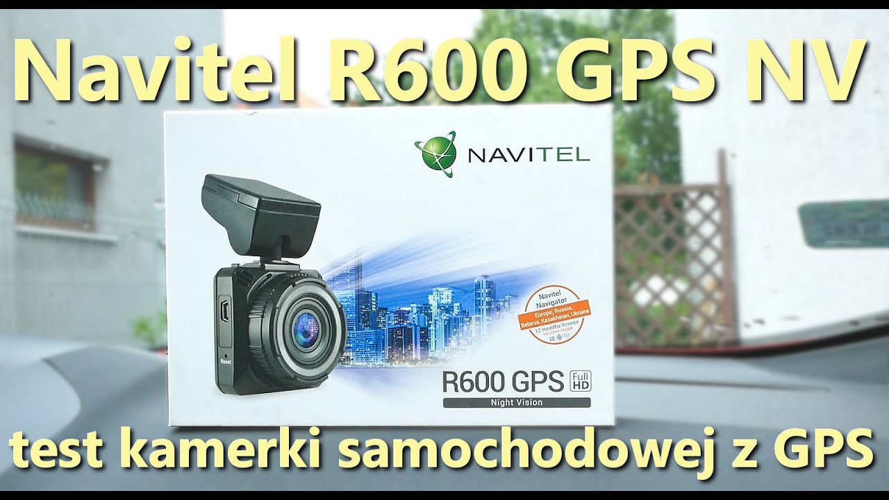 Kamerka samochodowa z GPS - Navitel R600 GPS NV