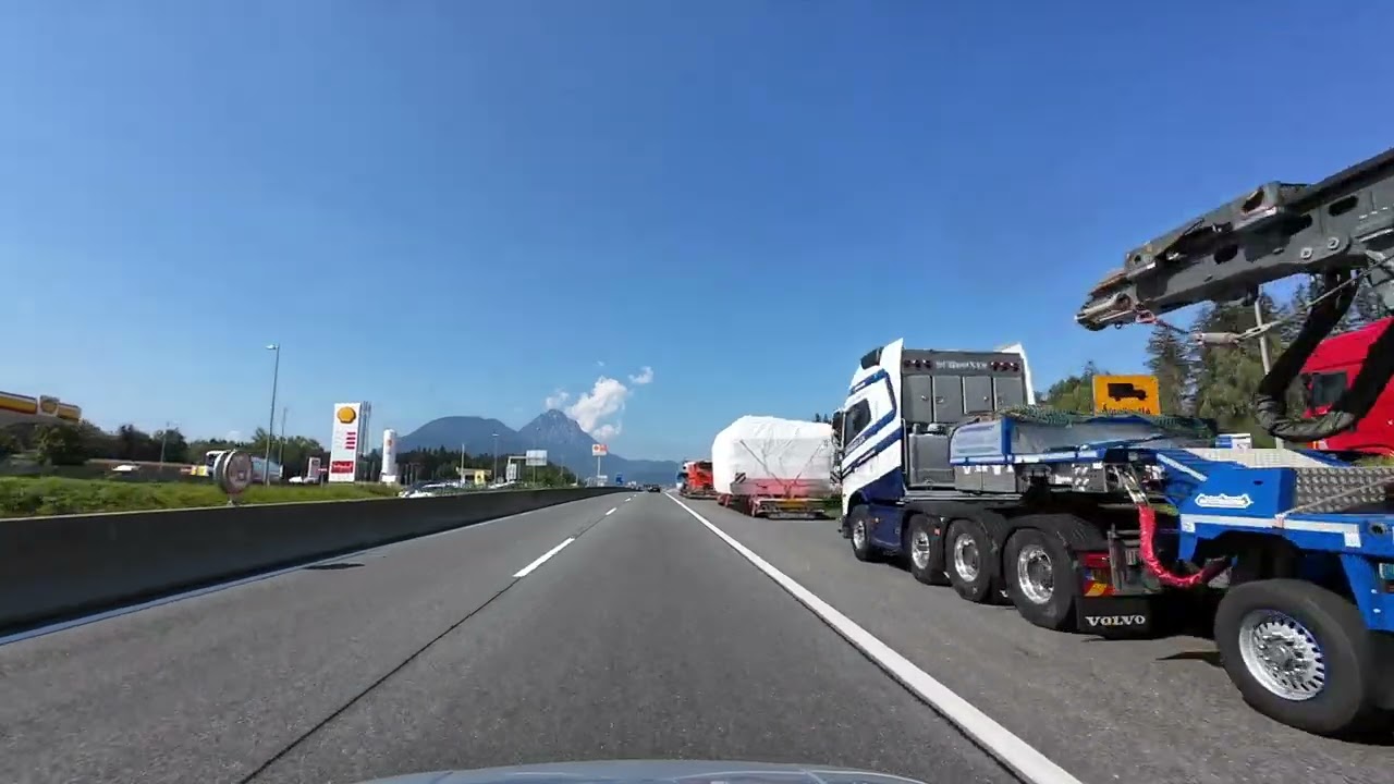 SLOW TV Travelling West From Austria to Germany