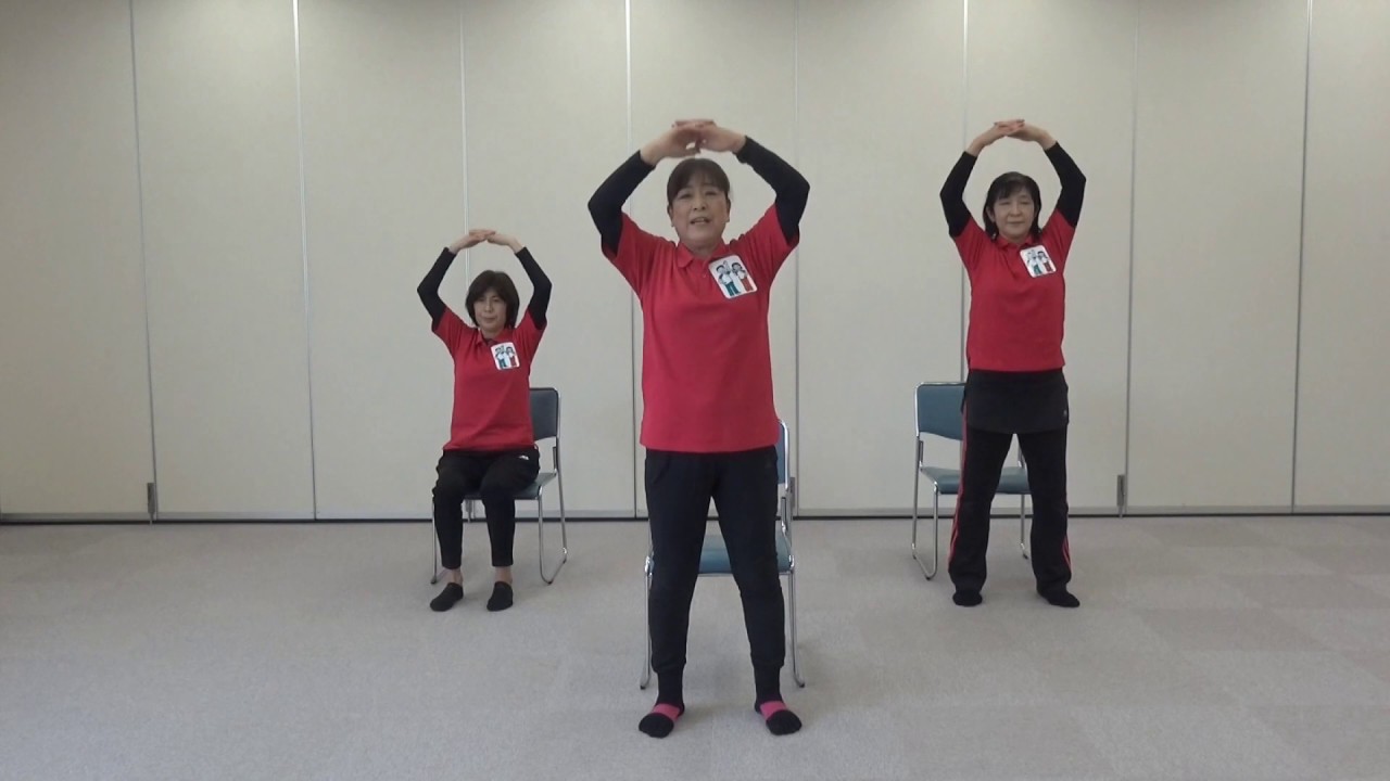 岐阜市いきいき筋トレ体操　①ストレッチ