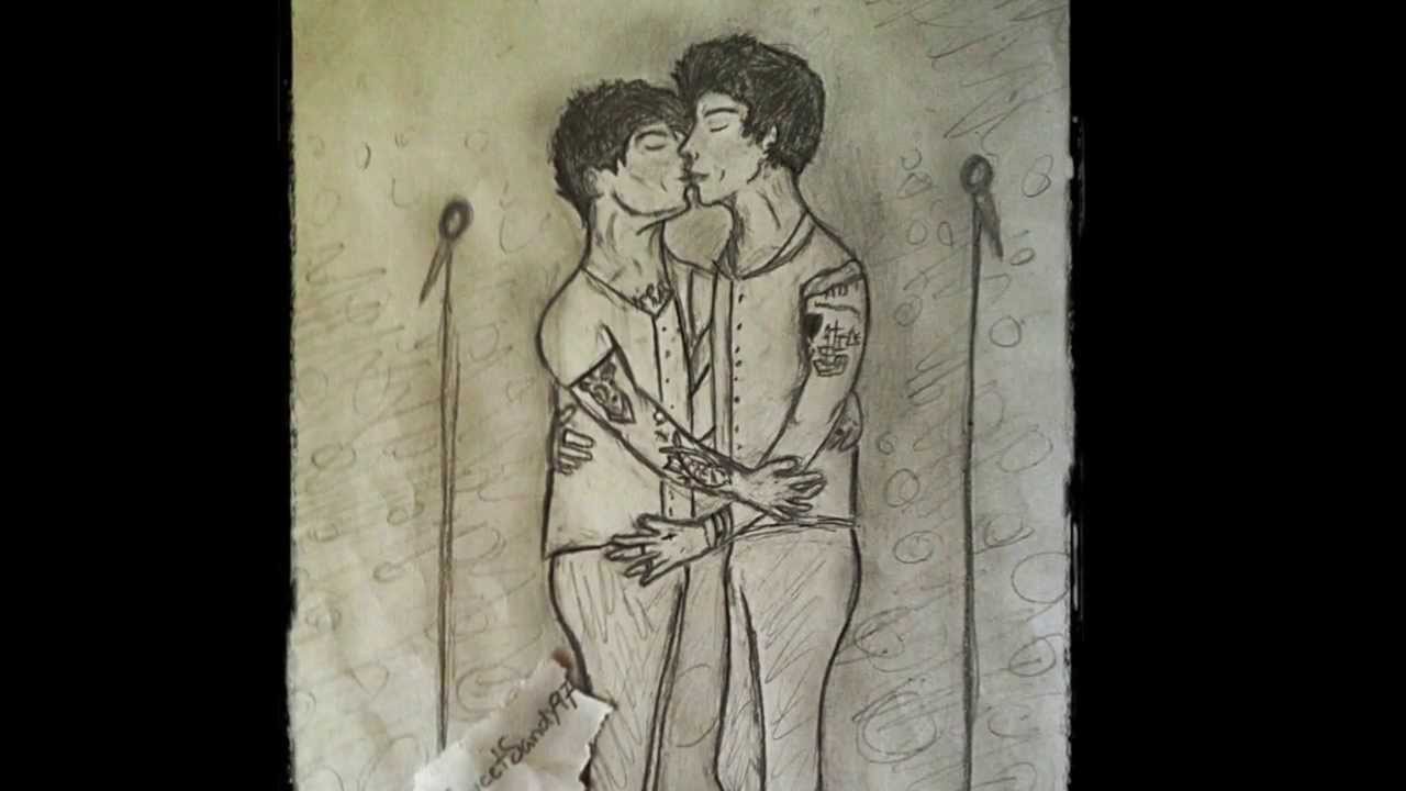 My drawings (Larry + Narry)