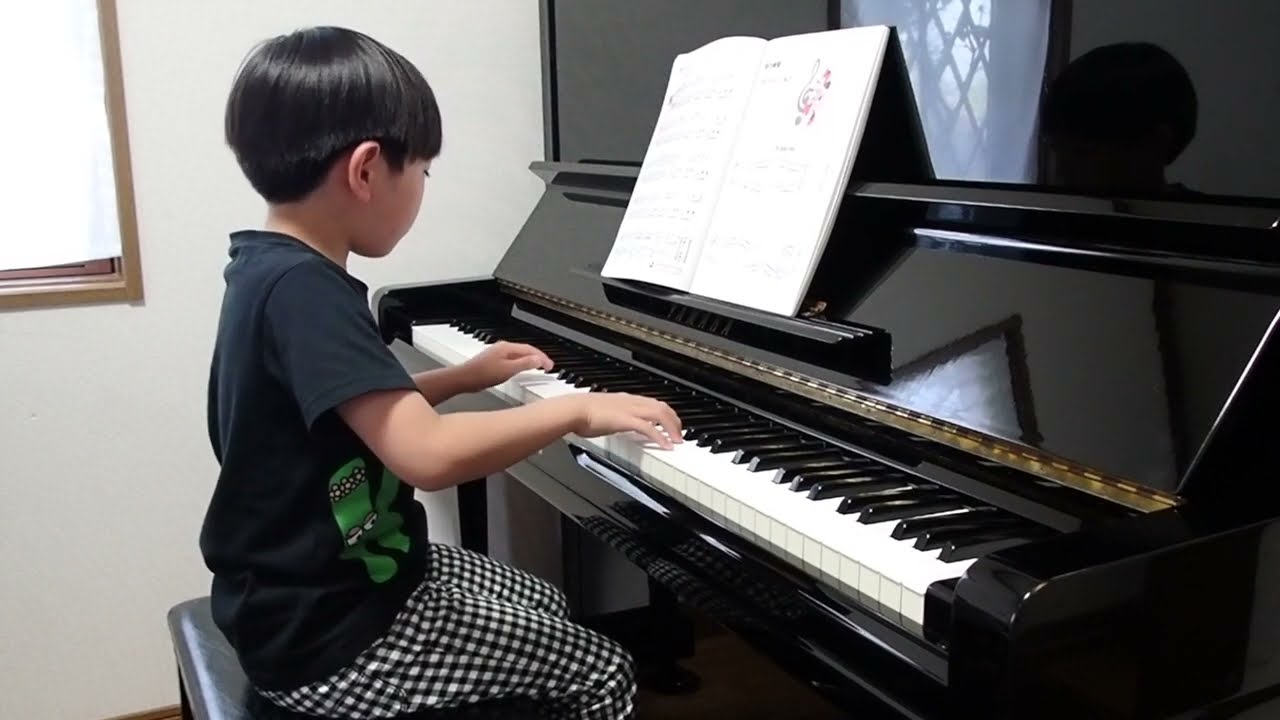 【 こどものバイエル 】96番 ミッキーといっしょ④より 原著No.98 ピアノ練習  Piano Practice - Beyer Book No.96