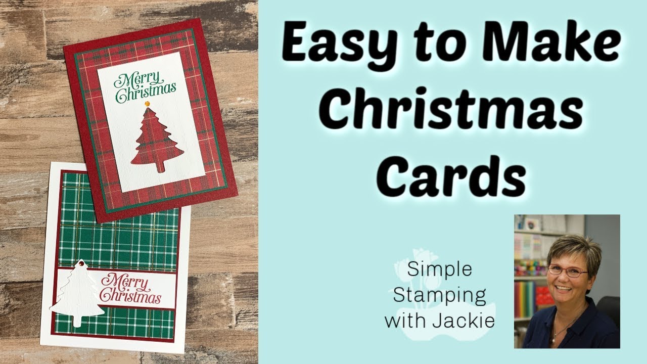 How to Make Simple Christmas Cards Quickly & On Budget