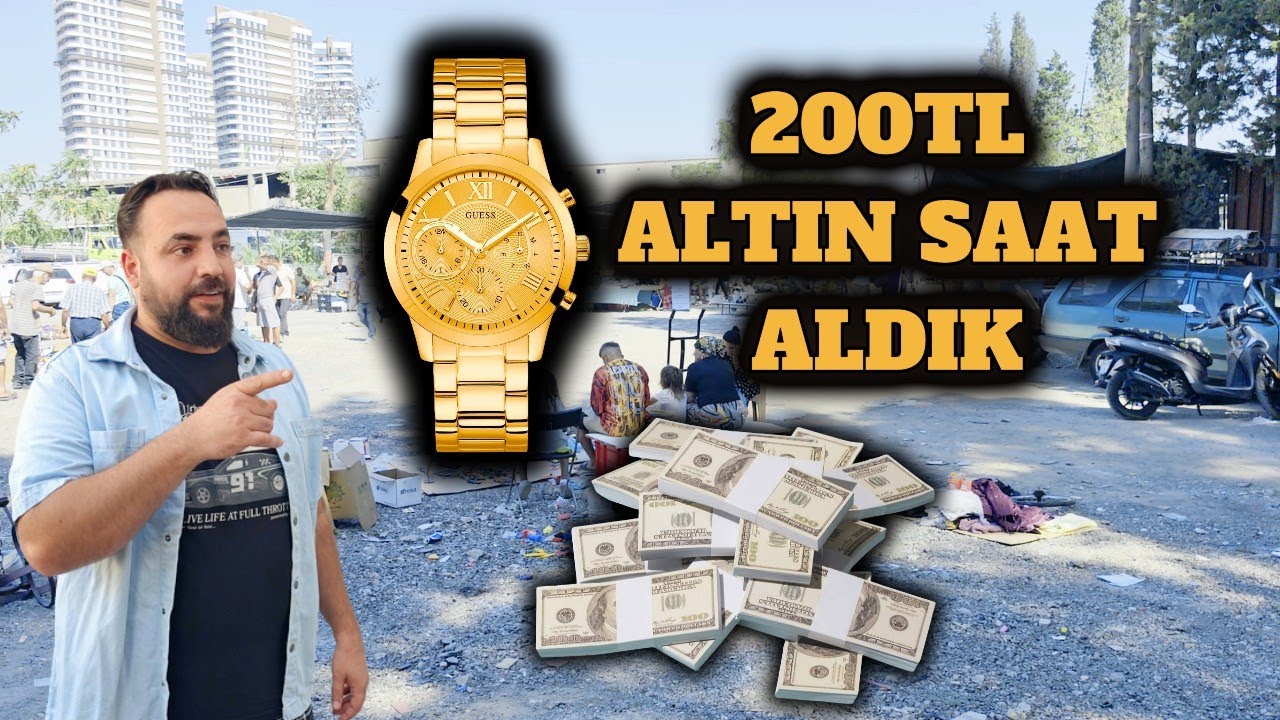 200 TL’YE ALTIN SAAT ALDIK İZMİR BİT PAZARI #197