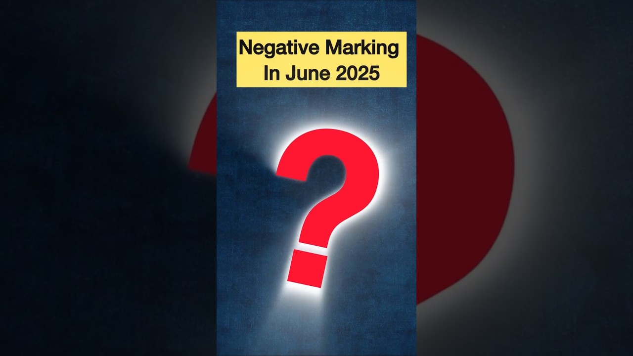 UGC NET June 2025 Negative Marking ? | UGC NET 2025 | Shubham #ugcnetjune2025 #negativemarking