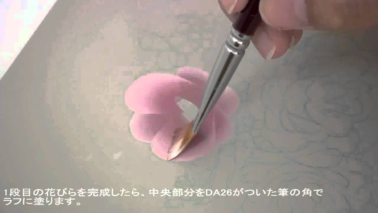 ペイント動画レッスン　川島詠子「バラbの描き方」