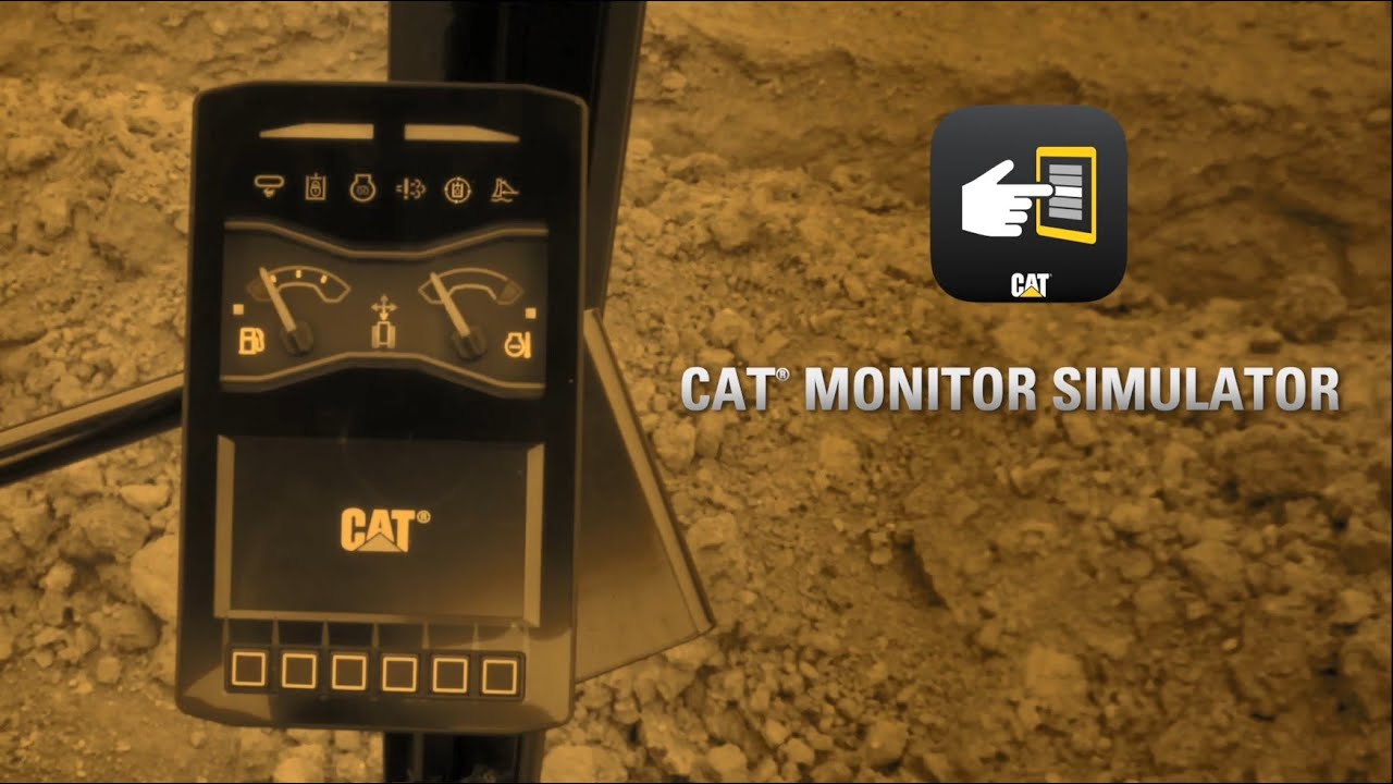 Cat® Monitor Simulator for Next Generation Cat Mini Excavators