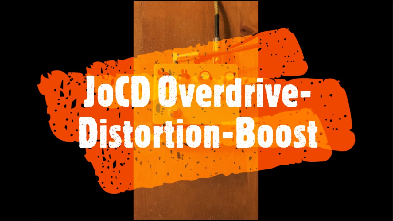 JoCD Distortion Overdrive Boost demo