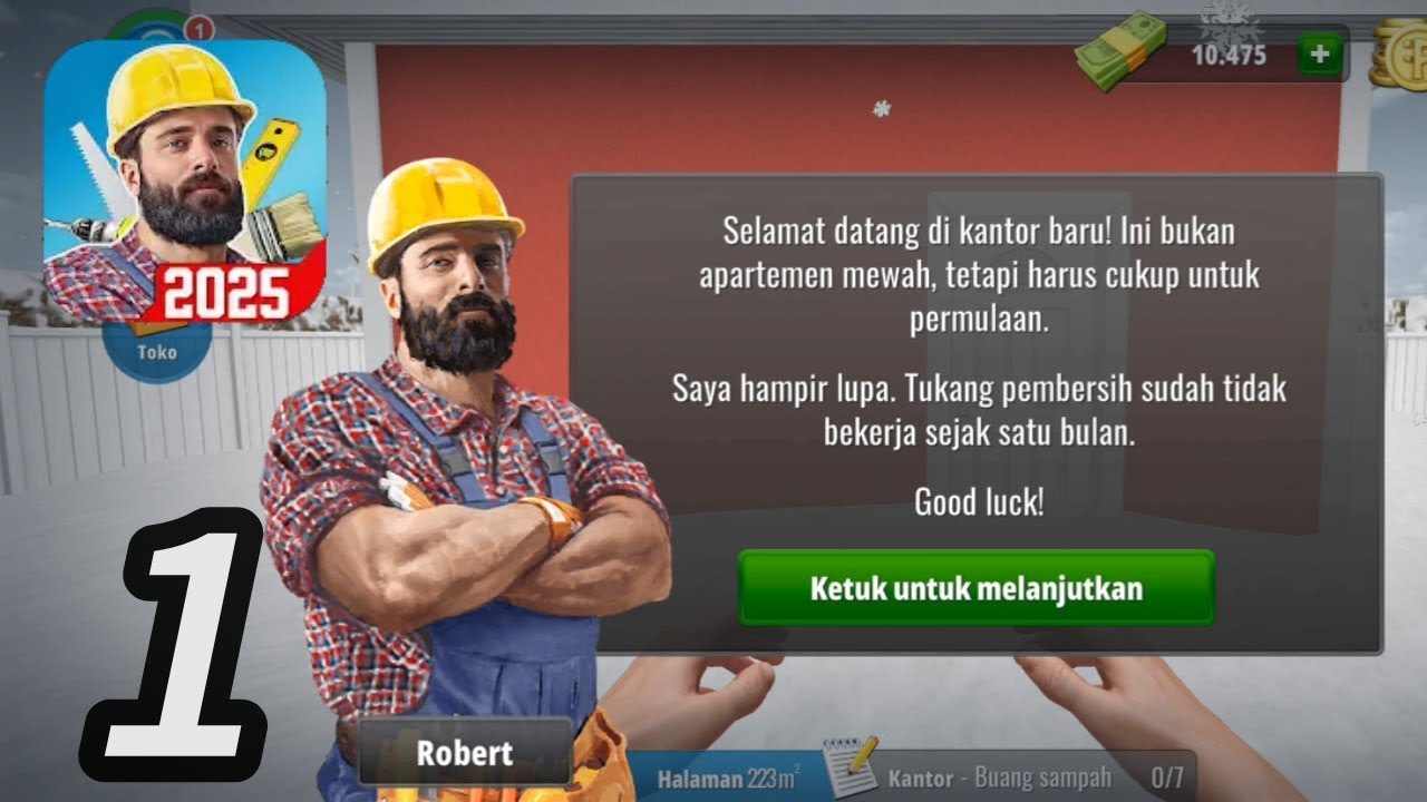 House flipper : desain rumah || gameplay tutorial - part 1 (android)