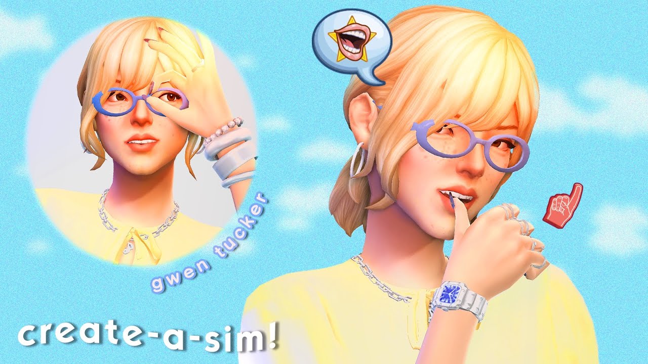 Create-a-sim is my passion ❤️ (it takes me 20 minutes to choose a hair)