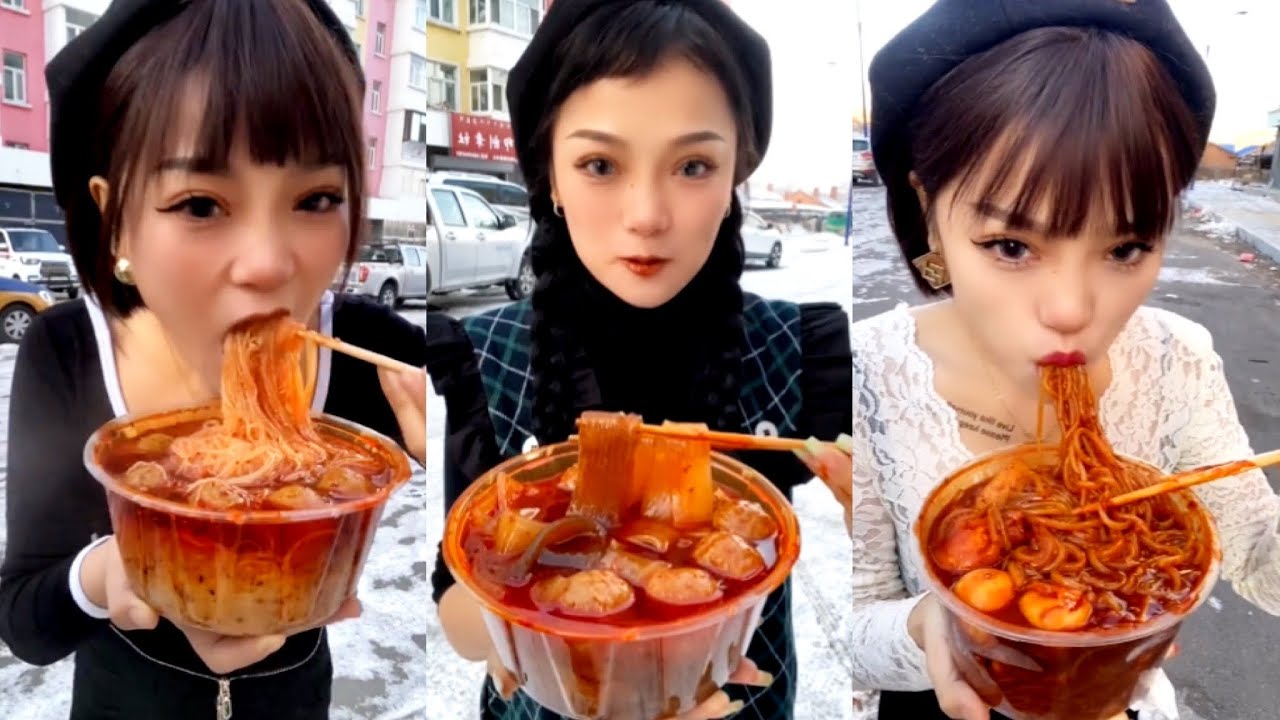 INI NAMANYA MINYAK CABE PAKE MIE😍🍜, MAKAN MIE MALA CEPET2 BIAR GA KEPEDESAN🥵🤤